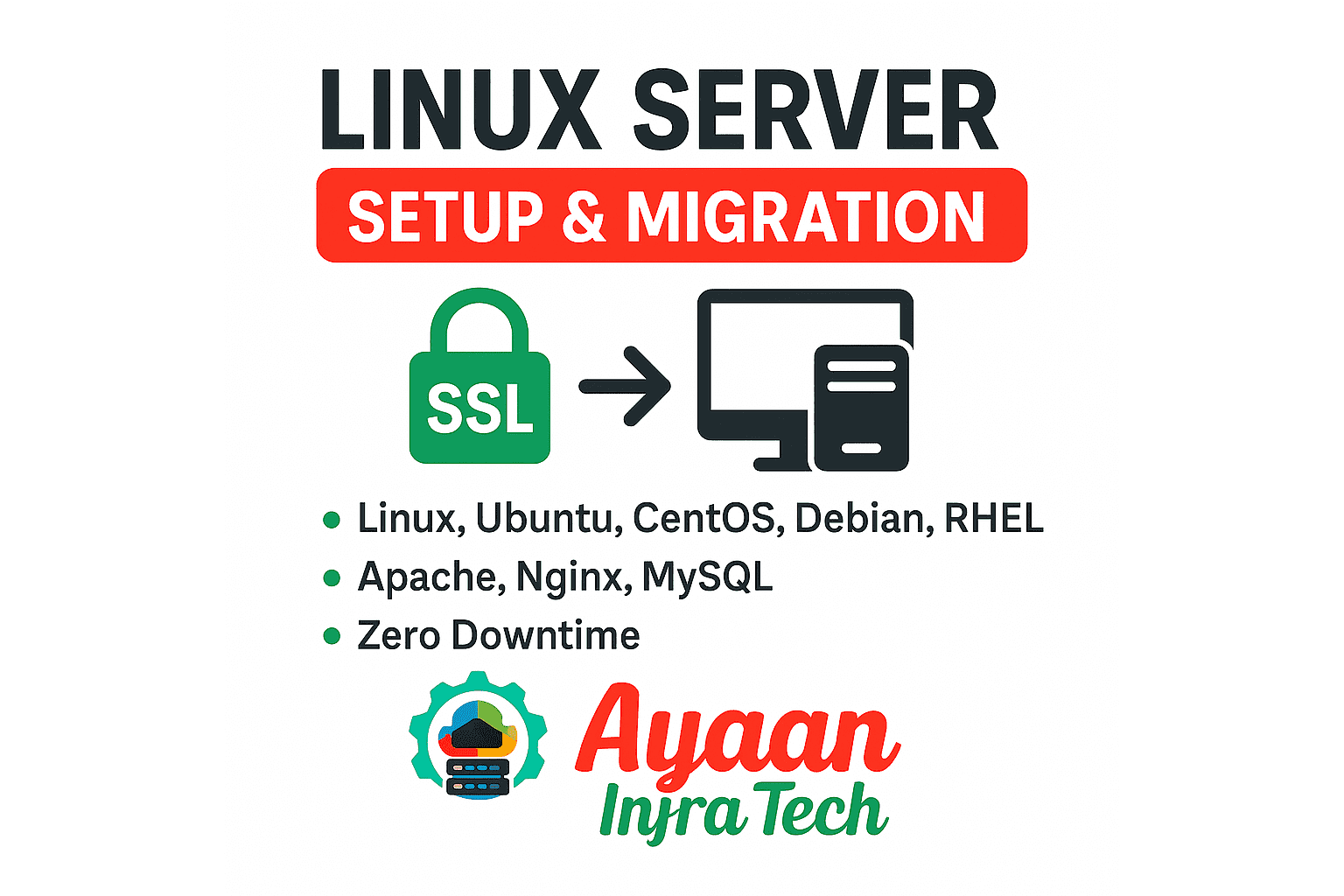 Linux Server Setup and Migration Service – Ayaan Infra Tech